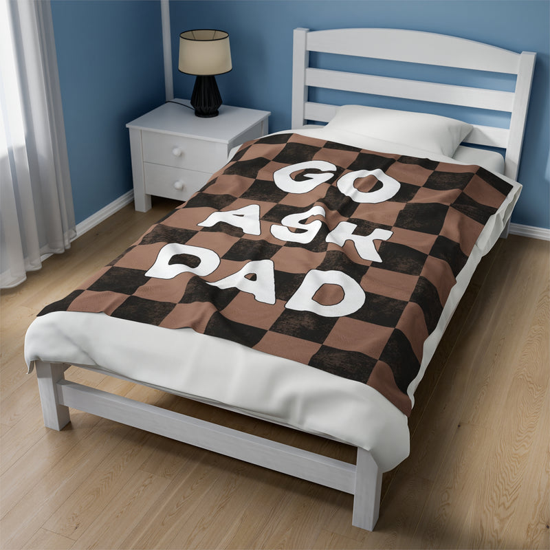 Go Ask Dad Blanket