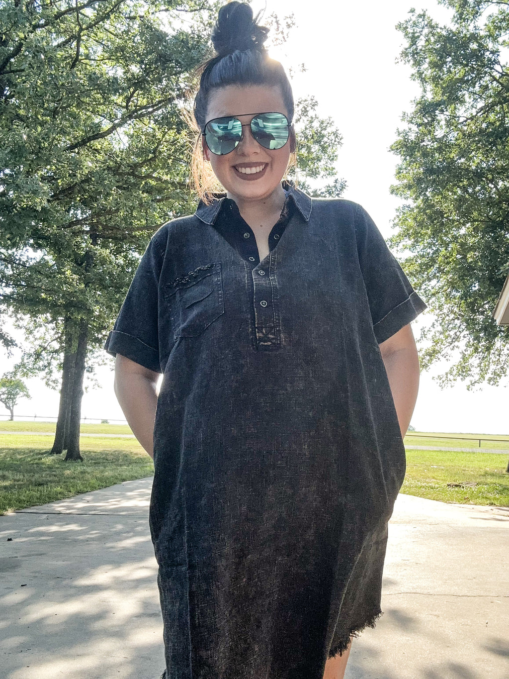 Denim Washed Day Dress