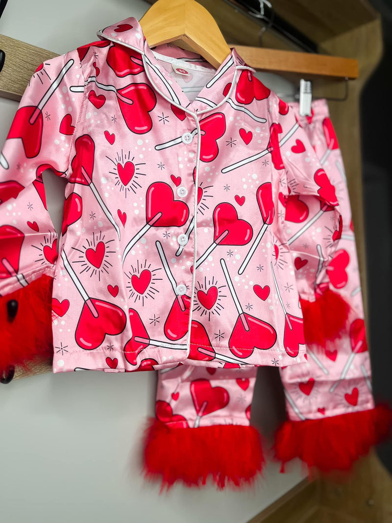 Heart Lollie Pop PJ set