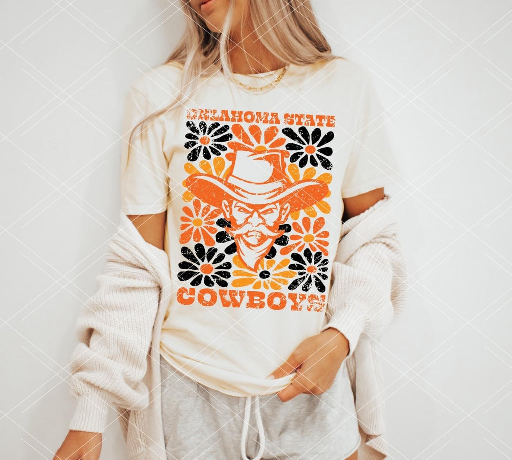 Groovy Floral Sooner/Cowboys