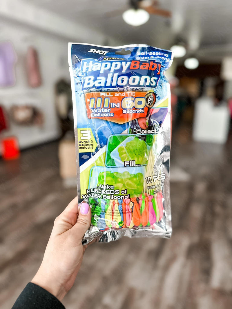 Fast filling balloons